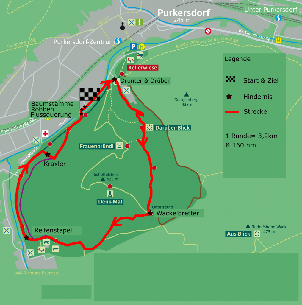 Strecke Wienerwaldkraxler Strecke Wienerwaldkraxler